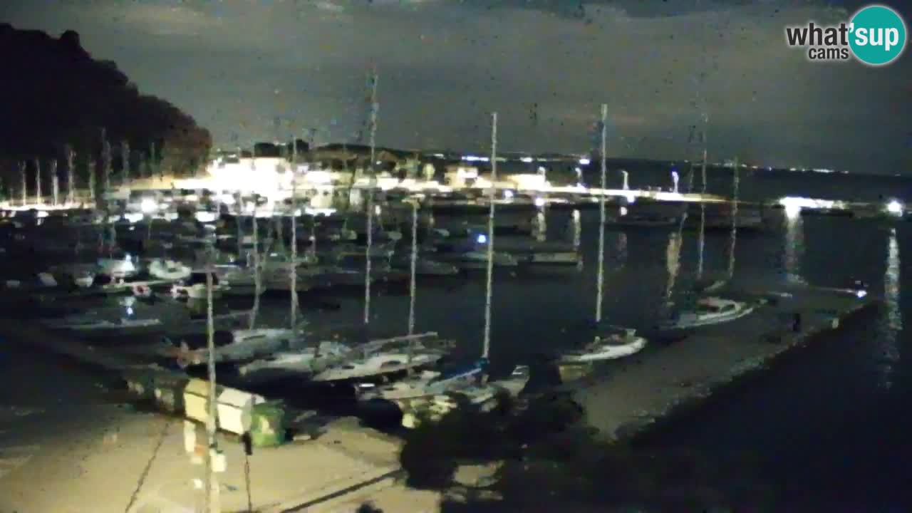 Webcam Sistiana – Vue sur la marina et la baie