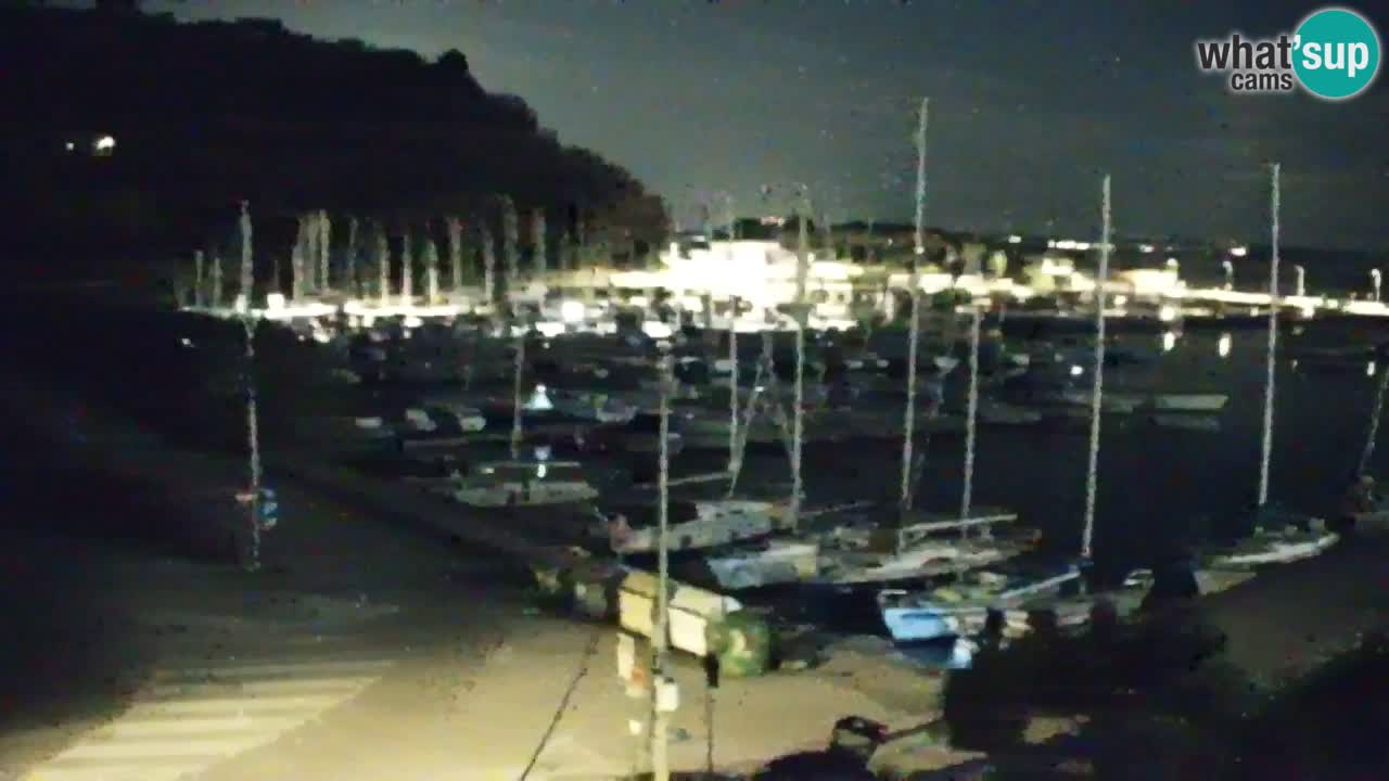 Webcam Sistiana – Vue sur la marina et la baie