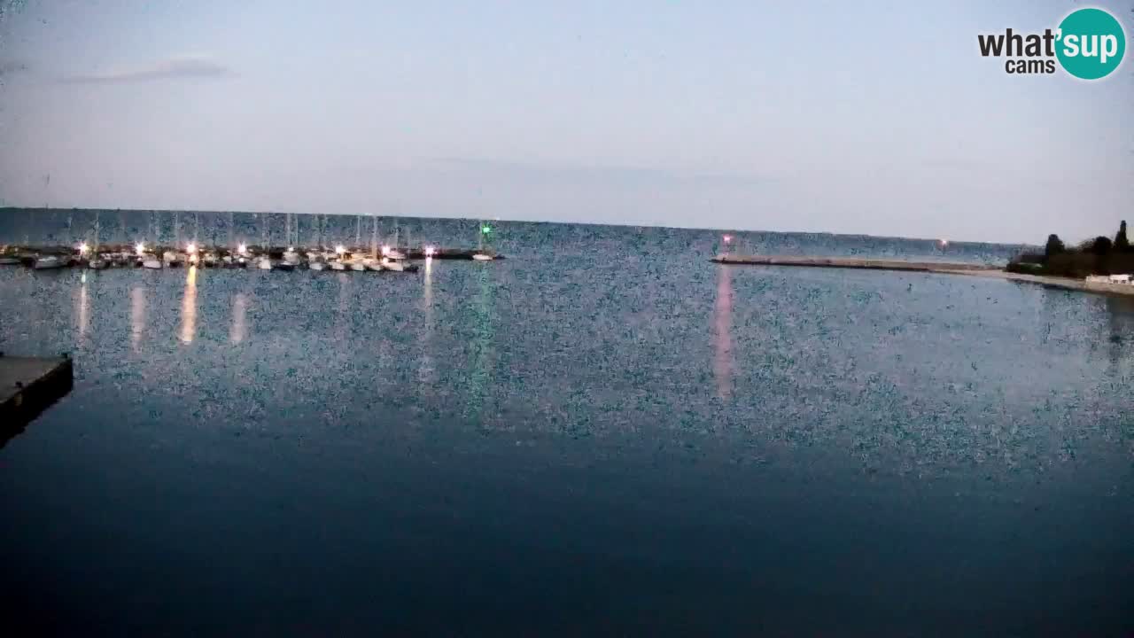 Webcam Sistiana – Vue sur la marina et la baie