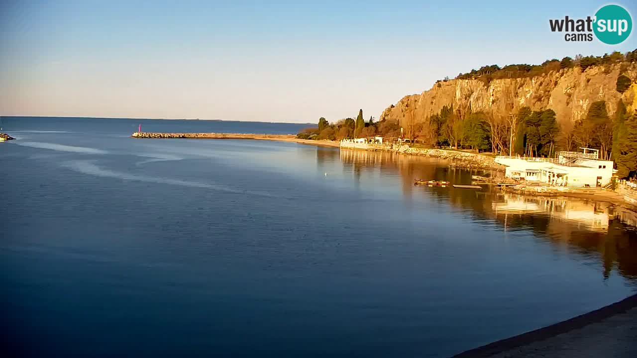 Webcam Sistiana – Blick auf Marina und Bucht