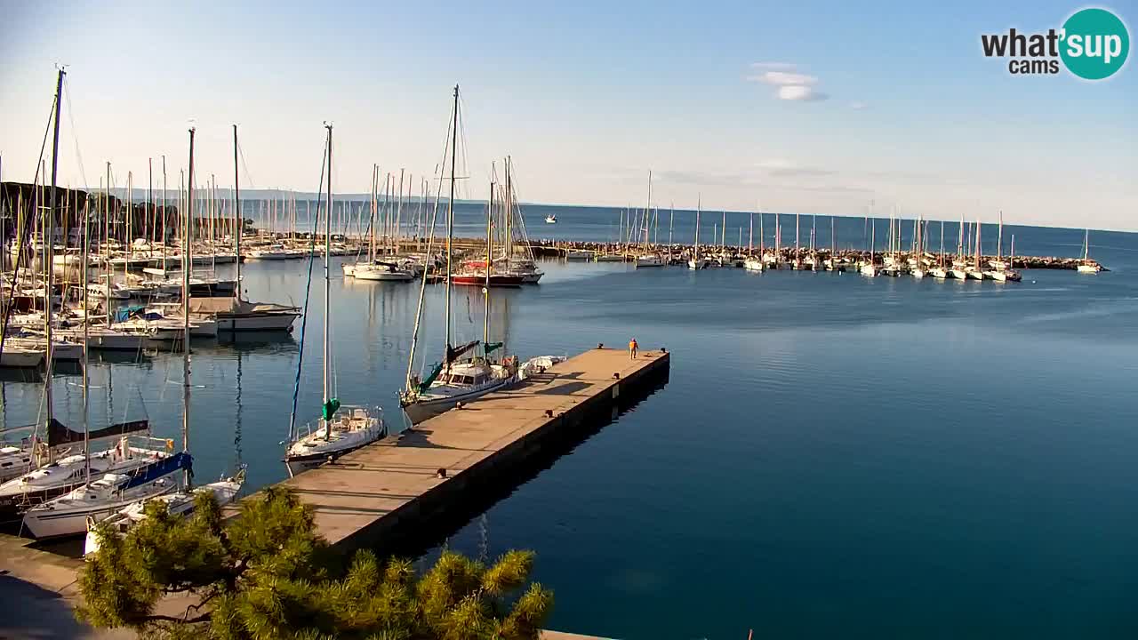 Webcam Sistiana – Blick auf Marina und Bucht
