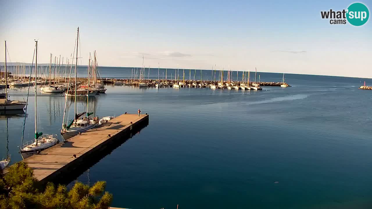 Webcam Sistiana – Vista sulla marina e sulla baia
