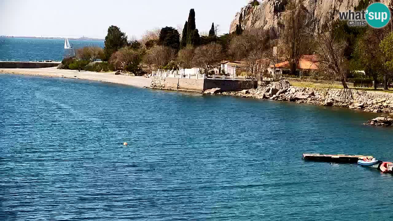 Webcam Sistiana – Blick auf Marina und Bucht