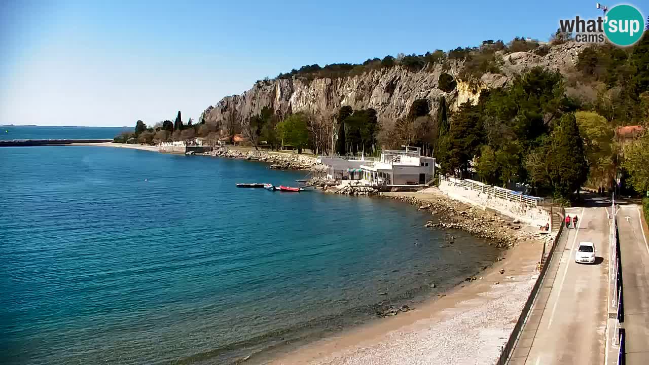 Webcam Sistiana – Blick auf Marina und Bucht