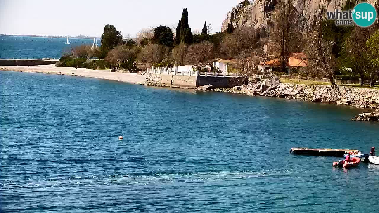 Webcam Sistiana – Blick auf Marina und Bucht