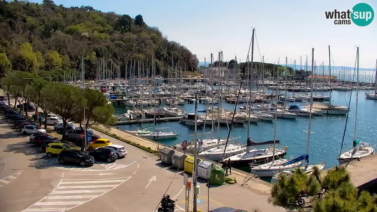 Webcam Sistiana – Blick auf Marina und Bucht