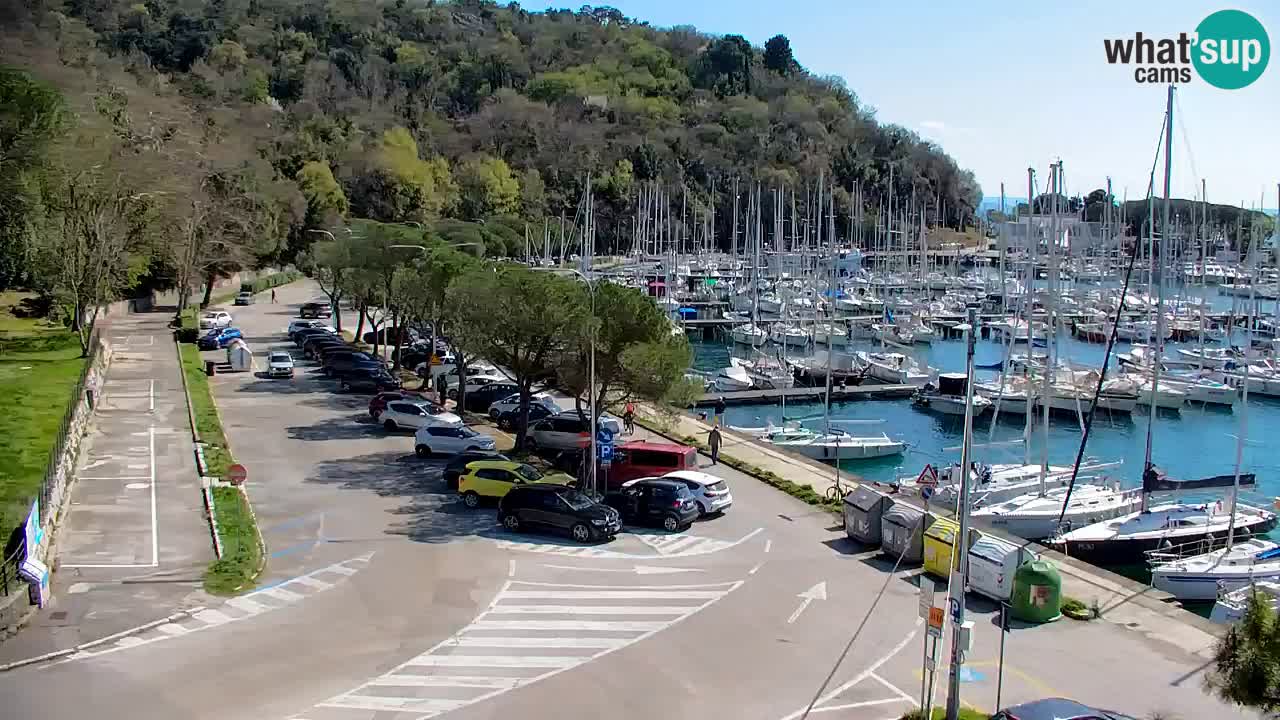 Webcam Sistiana – Blick auf Marina und Bucht