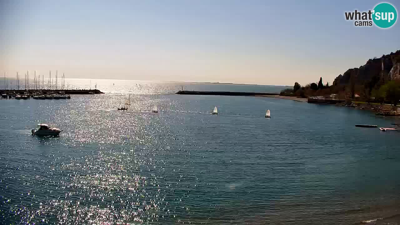 Webcam Sistiana – Vue sur la marina et la baie