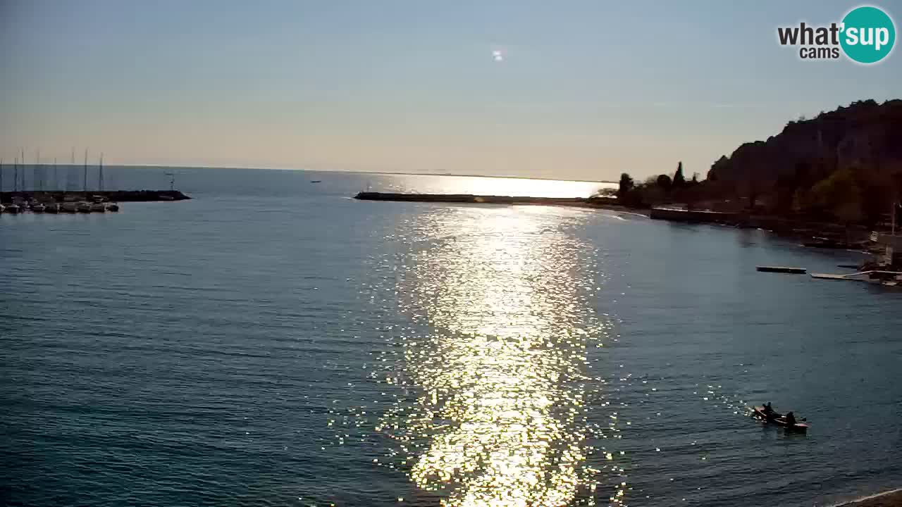 Webcam Sistiana – Vista sulla marina e sulla baia