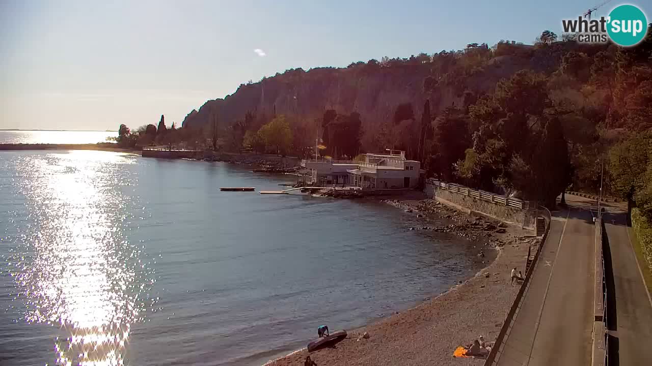 Webcam Sistiana – Blick auf Marina und Bucht