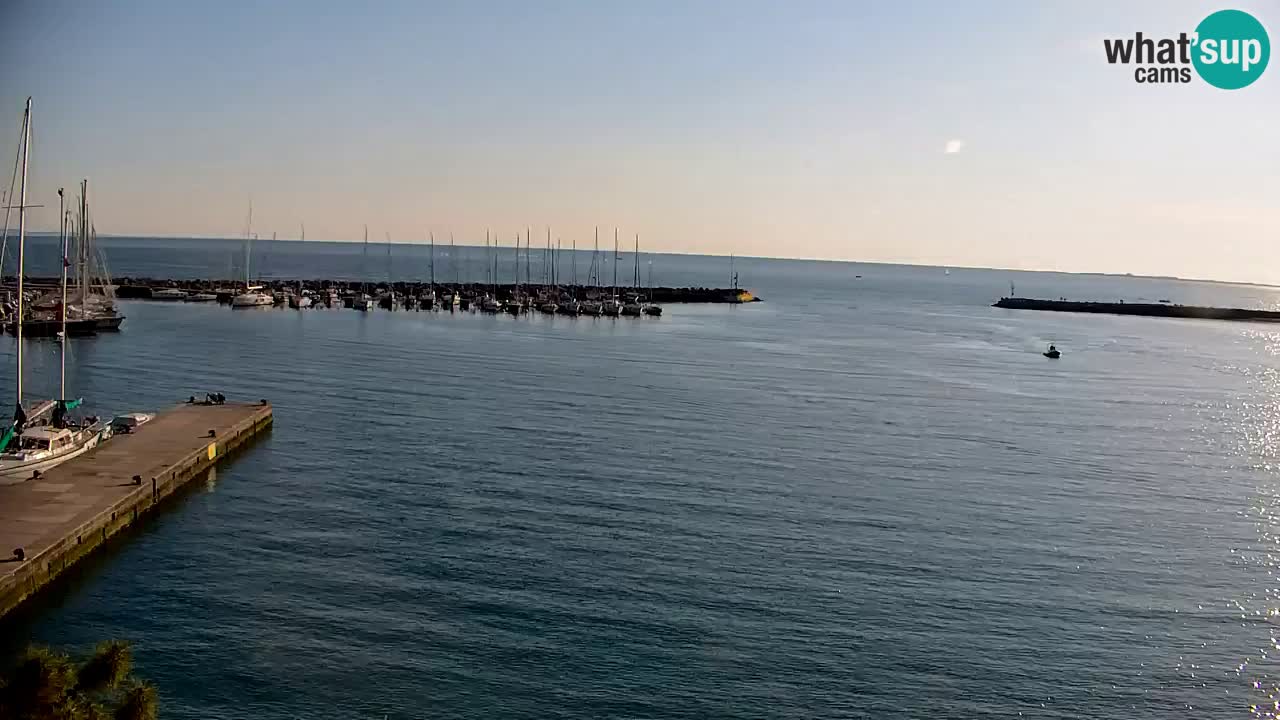 Webcam Sistiana – Vista sobre la marina y la bahía