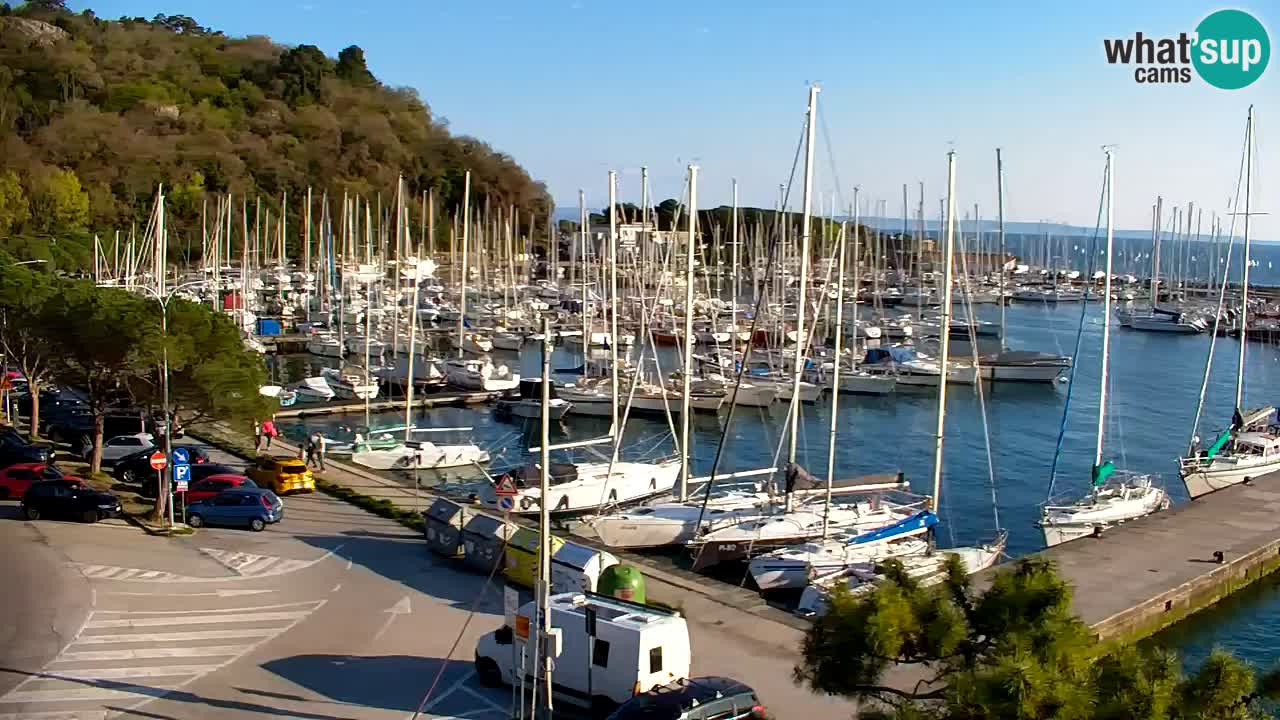 Webcam Sistiana – Vista sulla marina e sulla baia