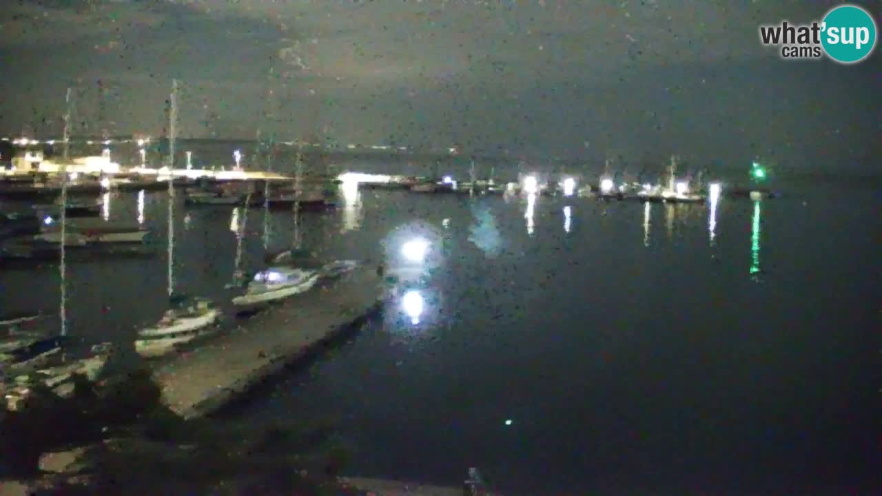 Webcam Sistiana – Vue sur la marina et la baie