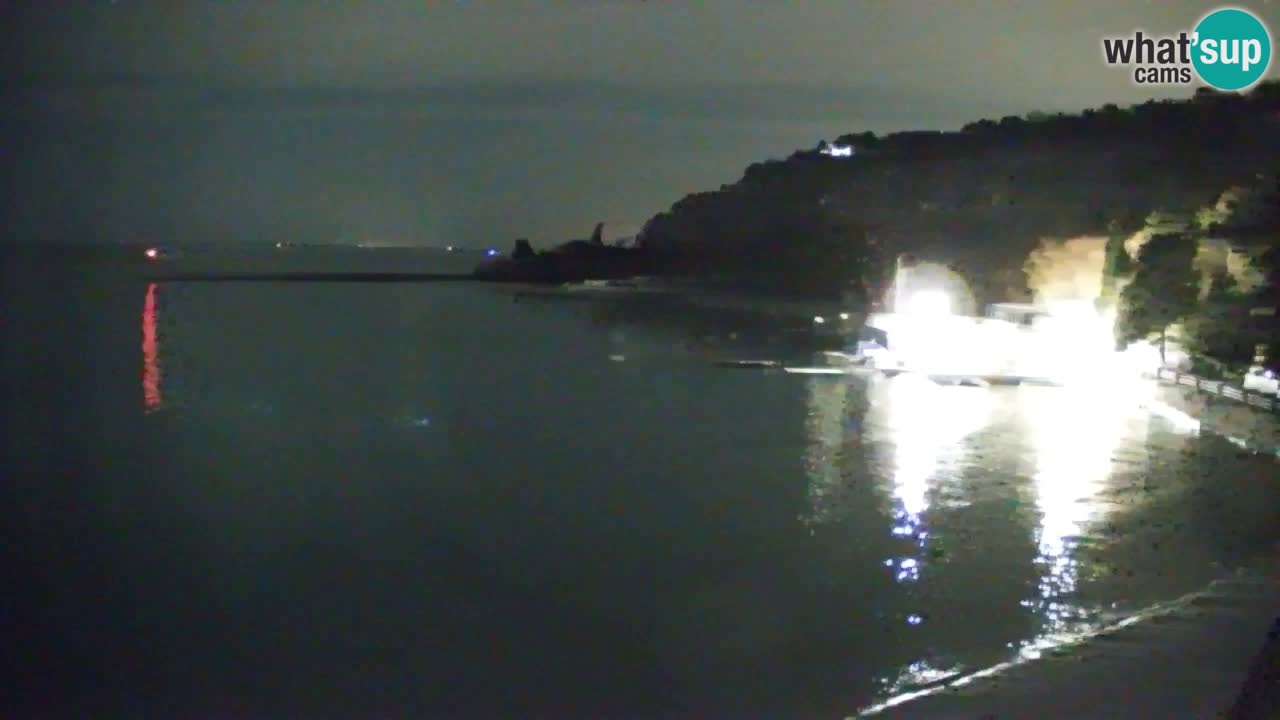 Webcam Sistiana – Pogled na marinu i zaljev