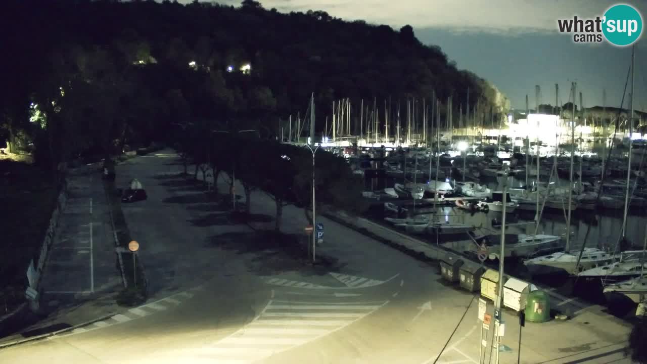 Spletna kamera Sesljan (Sistiana) – Pogled na marino in zaliv