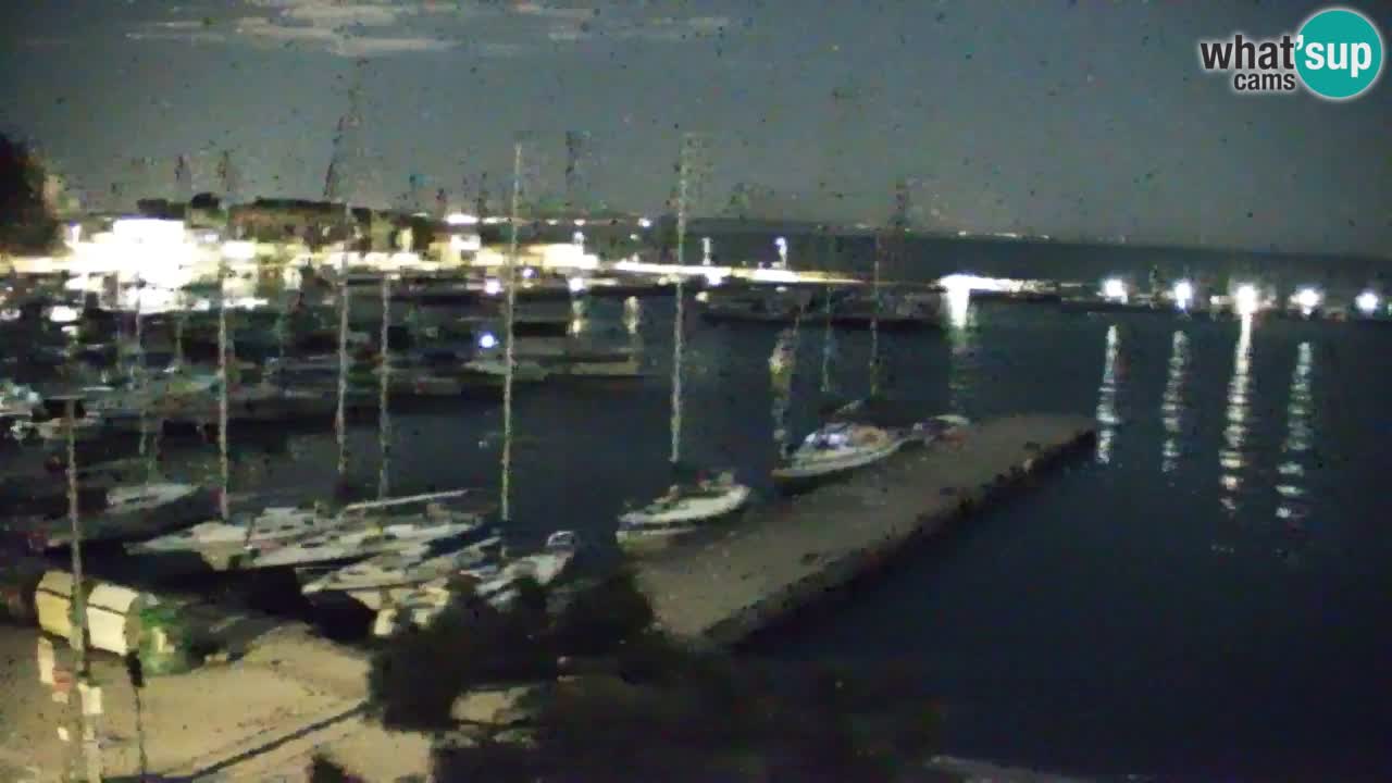 Webcam Sistiana – Pogled na marinu i zaljev