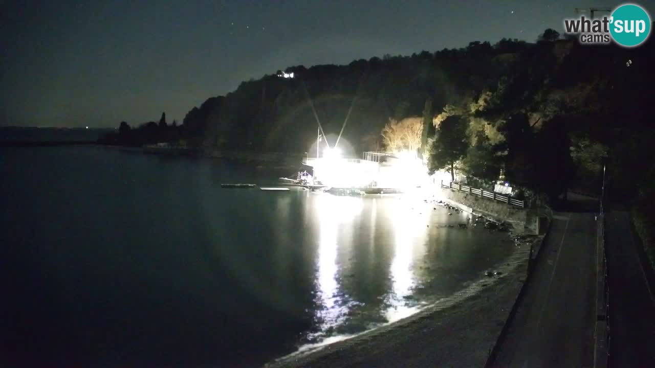 Webcam Sistiana – Vista sobre la marina y la bahía