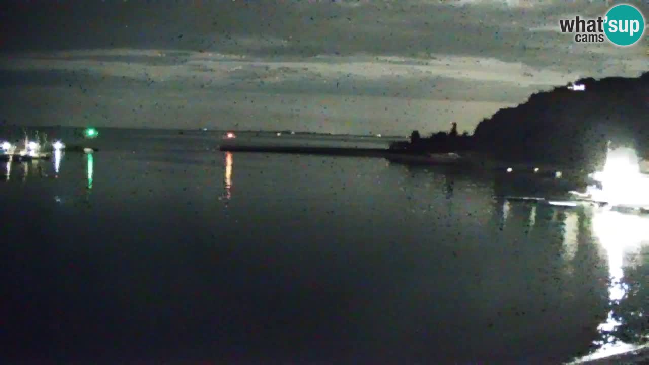 Webcam Sistiana – Vista sobre la marina y la bahía