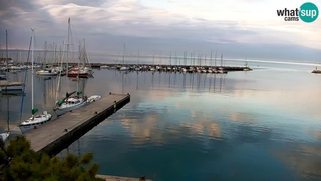 Webcam Sistiana – Vue sur la marina et la baie