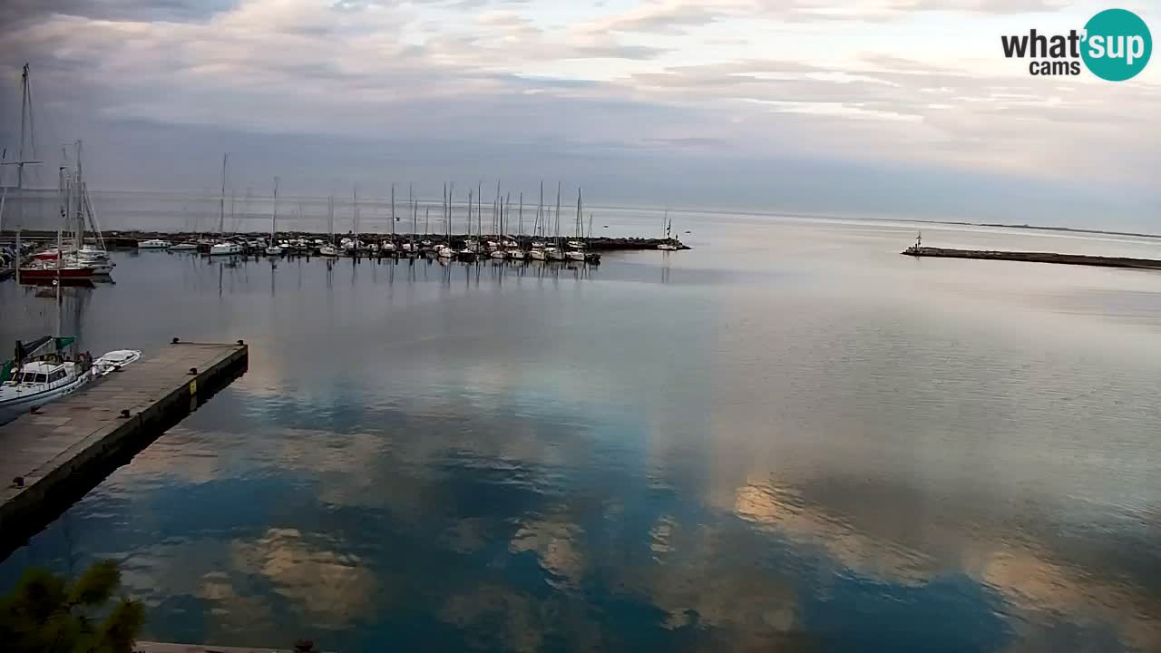 Webcam Sistiana – Vista sobre la marina y la bahía