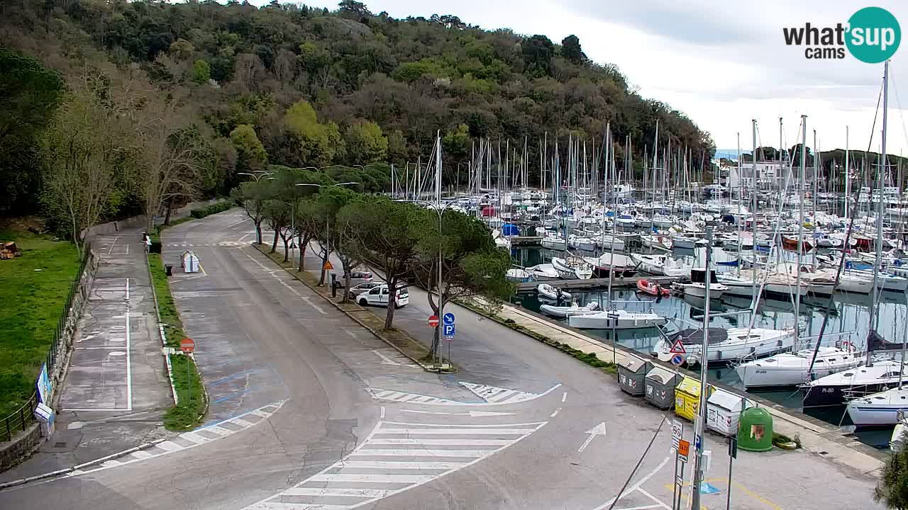 Webcam Sistiana – Vista sulla marina e sulla baia