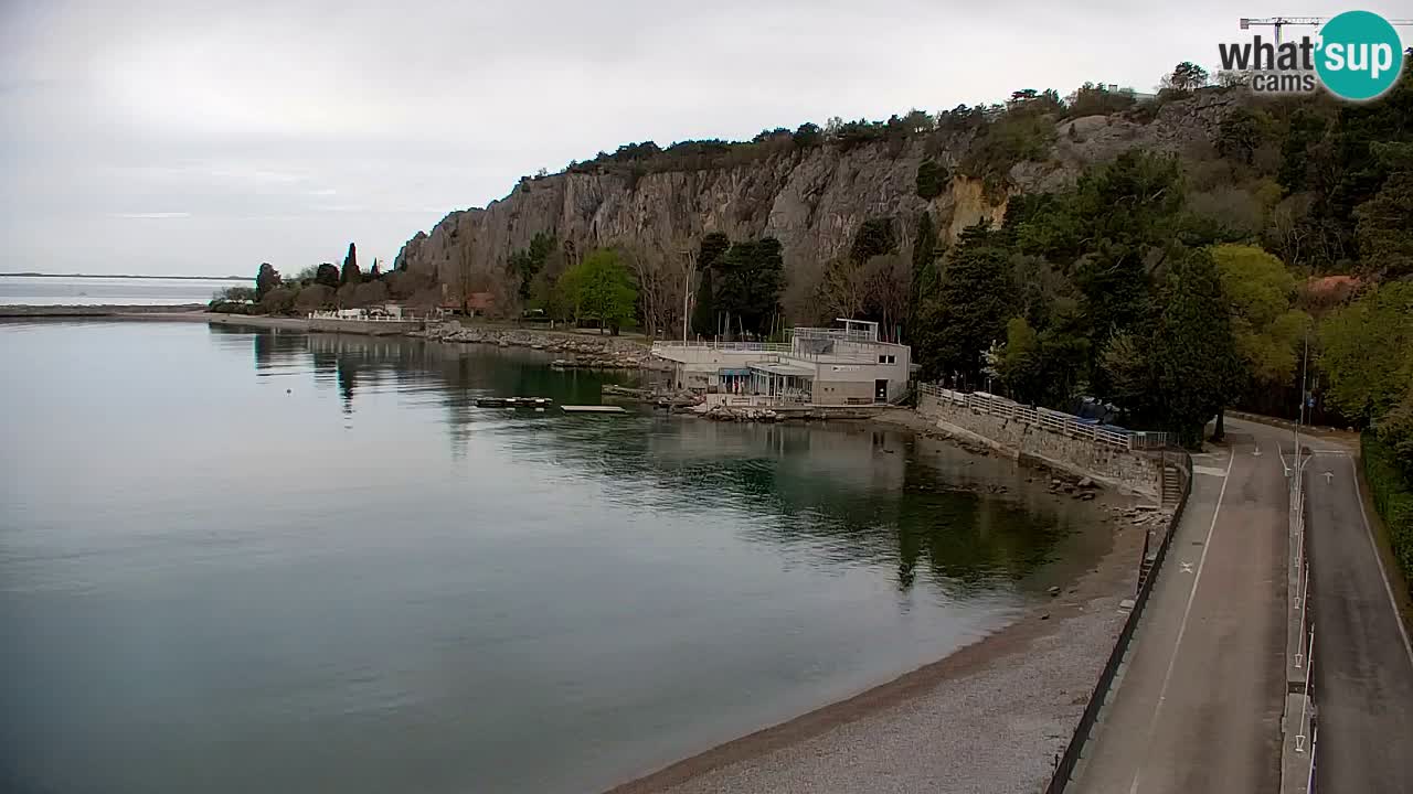 Webcam Sistiana – Vista sobre la marina y la bahía