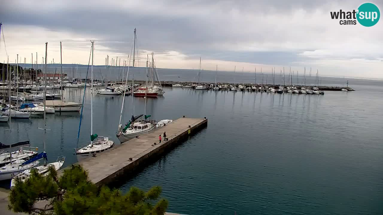 Webcam Sistiana – Blick auf Marina und Bucht
