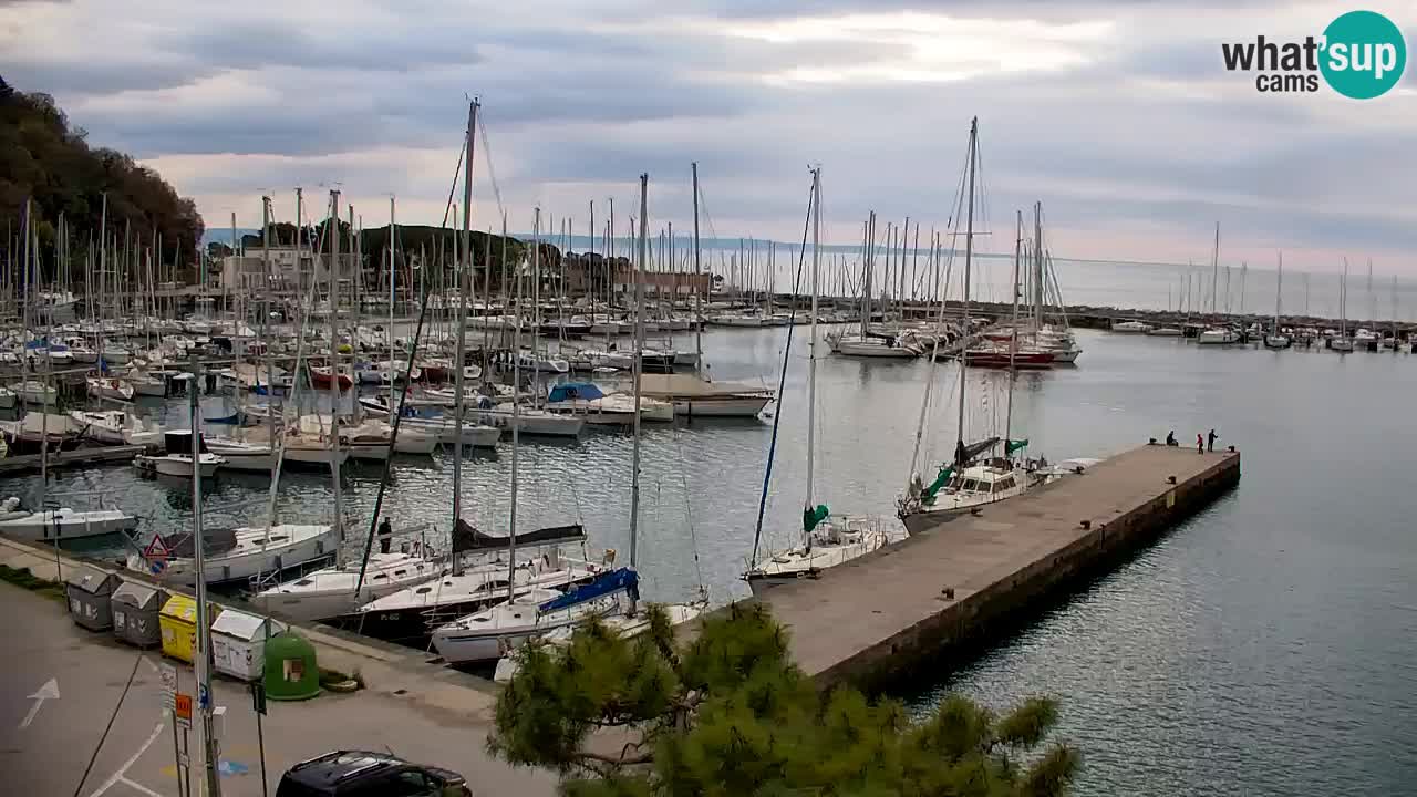 Webcam Sistiana – Vista sulla marina e sulla baia