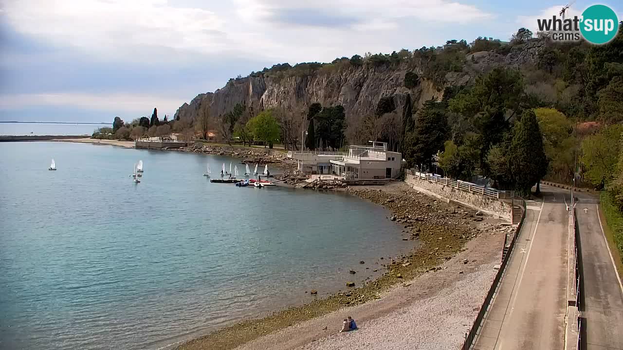 Webcam Sistiana – Vista sulla marina e sulla baia