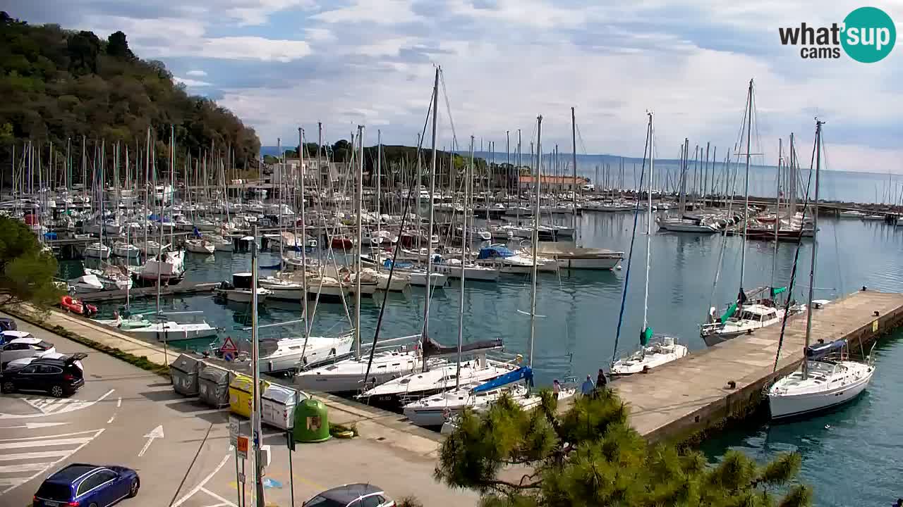 Webcam Sistiana – Blick auf Marina und Bucht