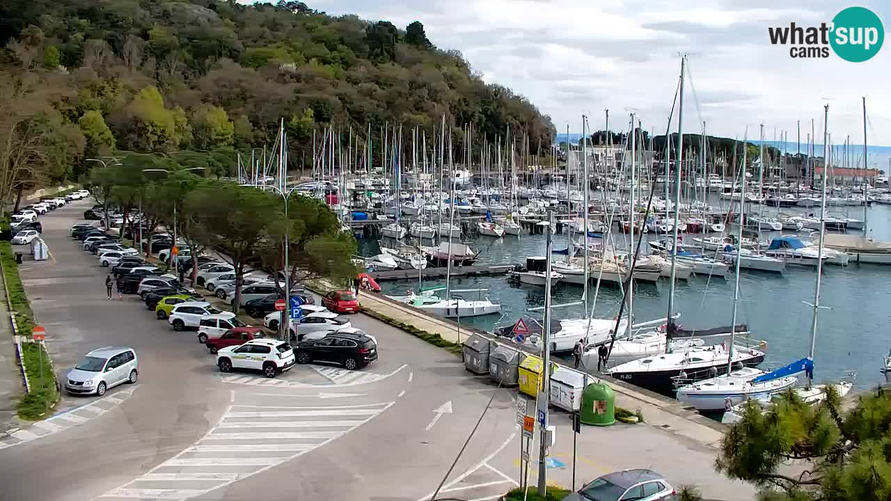 Webcam Sistiana – Vista sulla marina e sulla baia