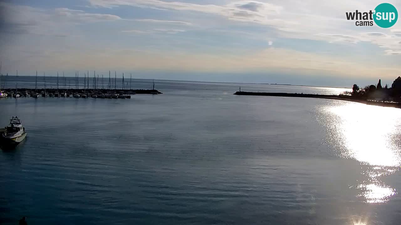 Webcam Sistiana – Blick auf Marina und Bucht