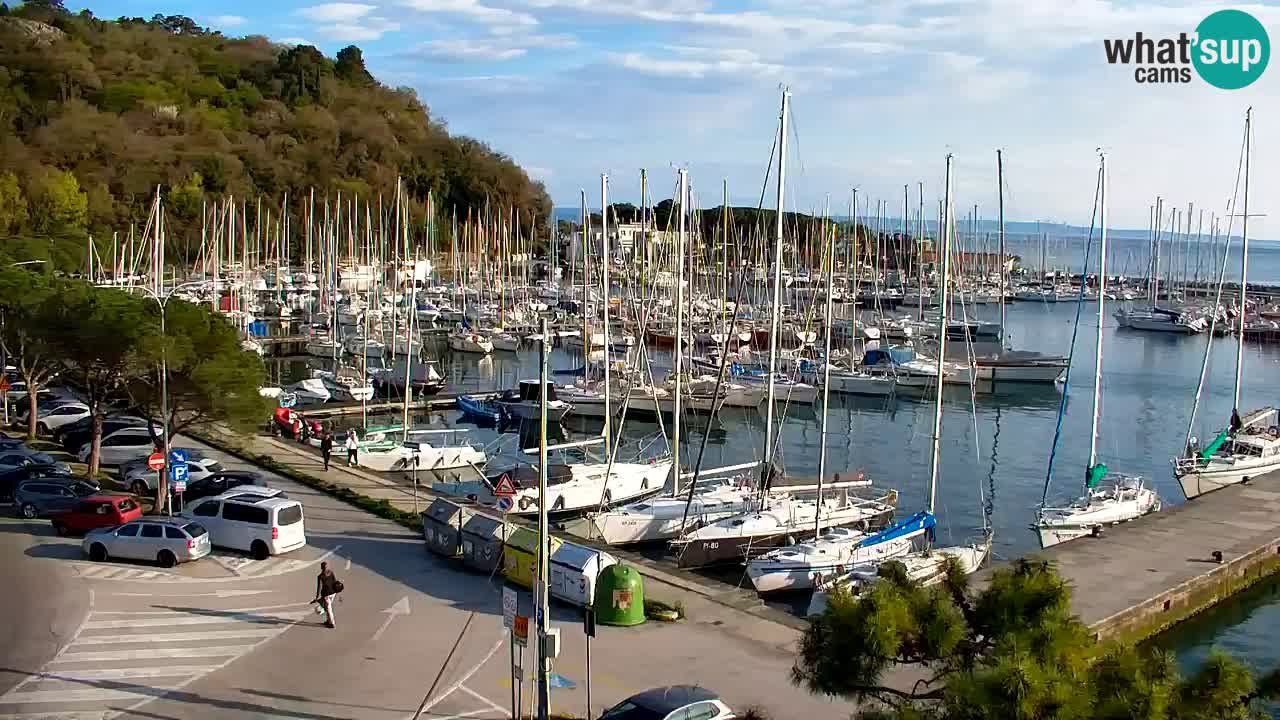 Webcam Sistiana – Vista sulla marina e sulla baia