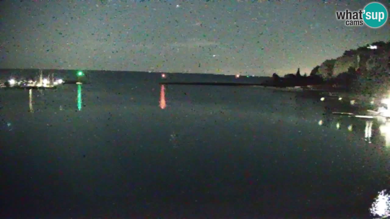 Webcam Sistiana – Vista sobre la marina y la bahía