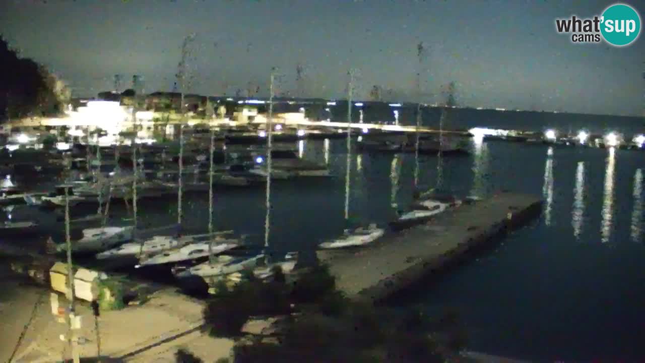 Webcam Sistiana – Vista sobre la marina y la bahía