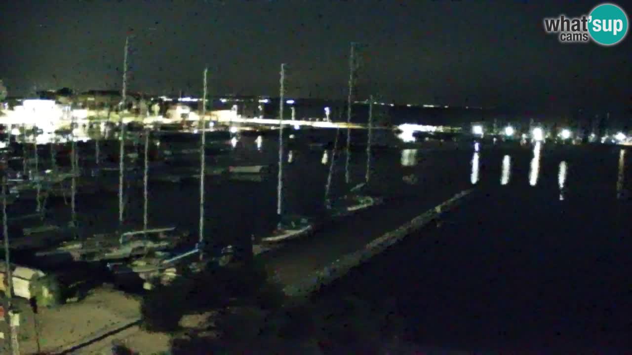 Spletna kamera Sesljan (Sistiana) – Pogled na marino in zaliv