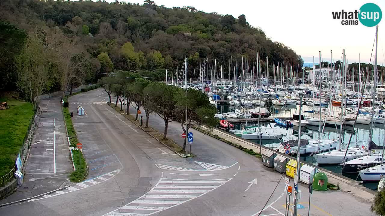 Webcam Sistiana – Blick auf Marina und Bucht