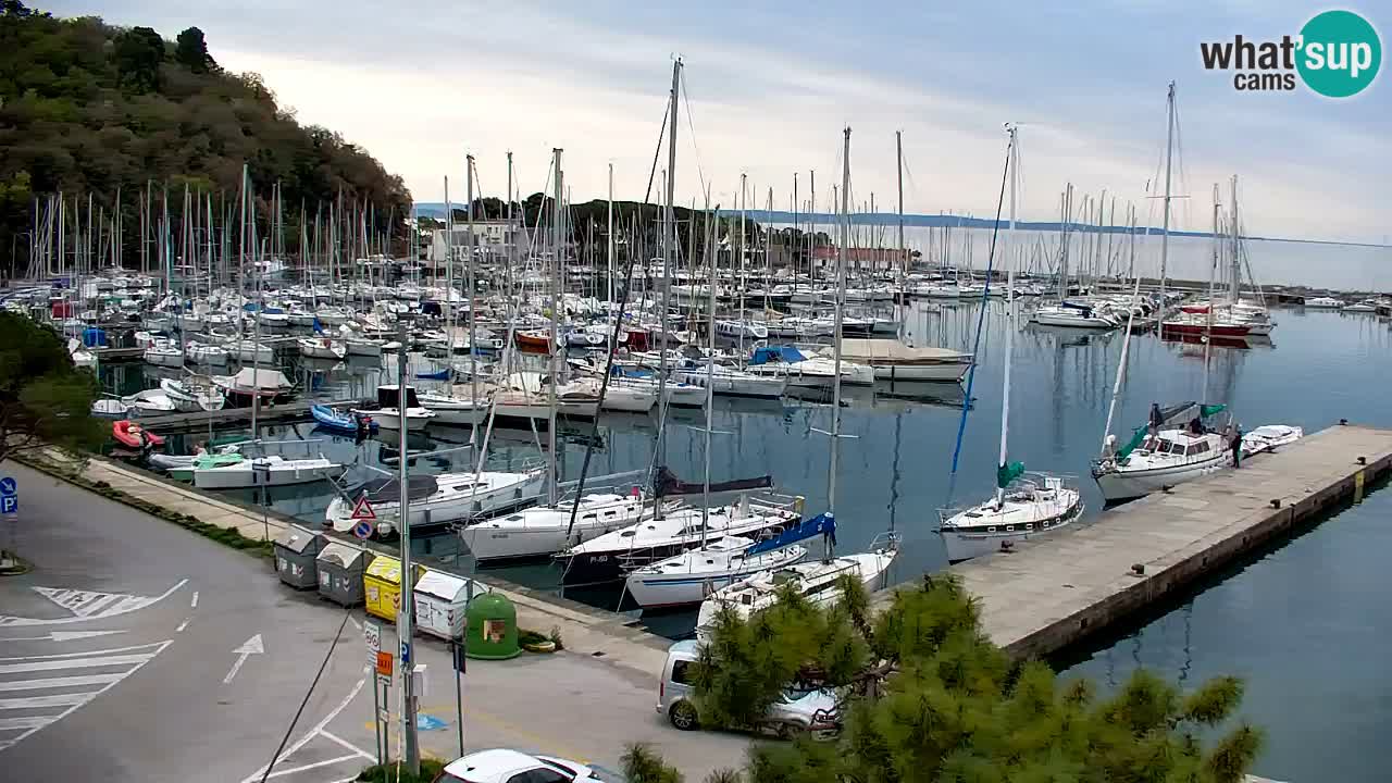 Webcam Sistiana – Blick auf Marina und Bucht