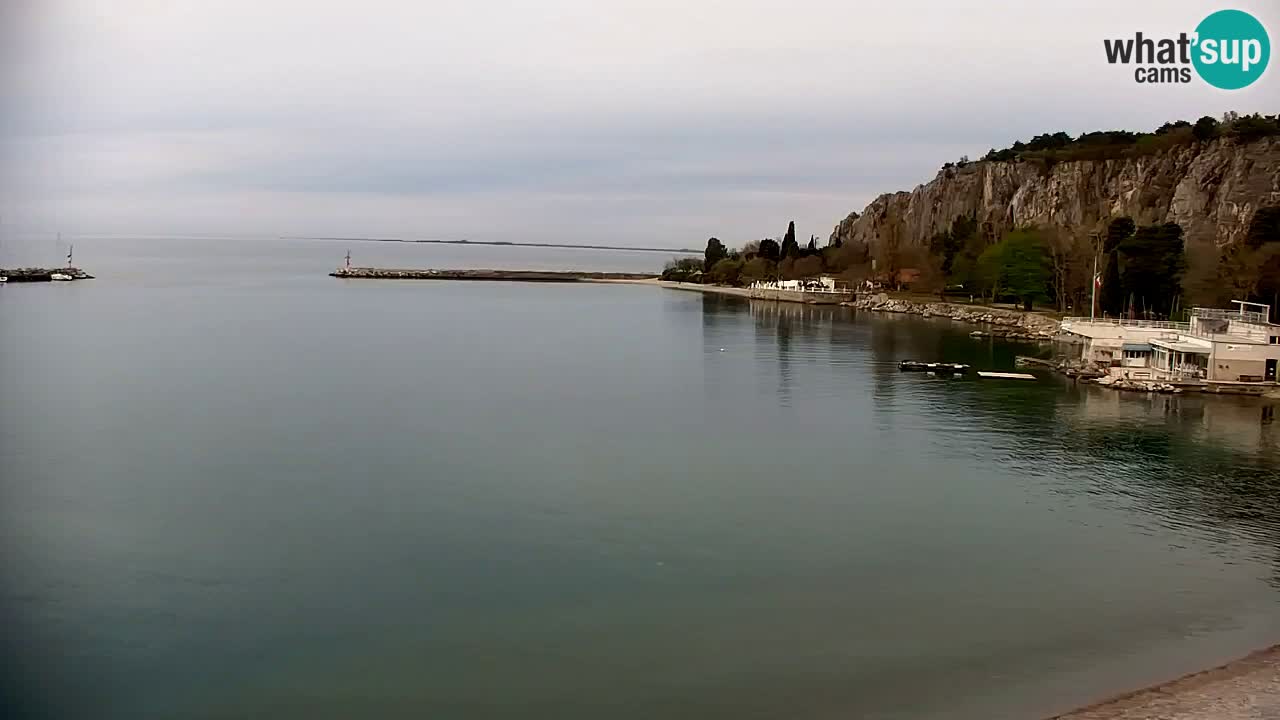 Webcam Sistiana – Pogled na marinu i zaljev