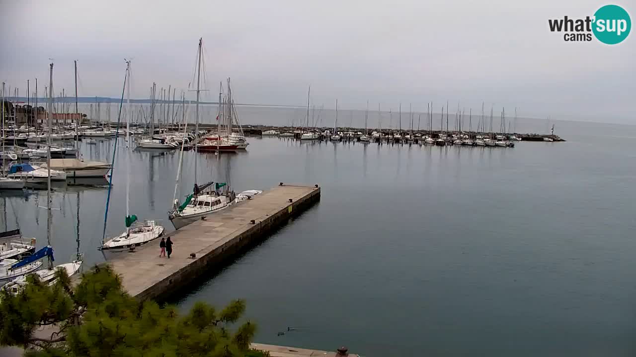 Webcam Sistiana – Blick auf Marina und Bucht
