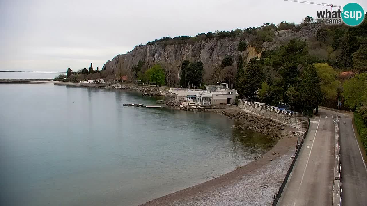 Webcam Sistiana – Pogled na marinu i zaljev