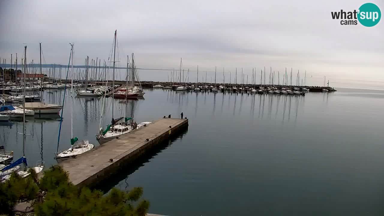 Webcam Sistiana – Blick auf Marina und Bucht