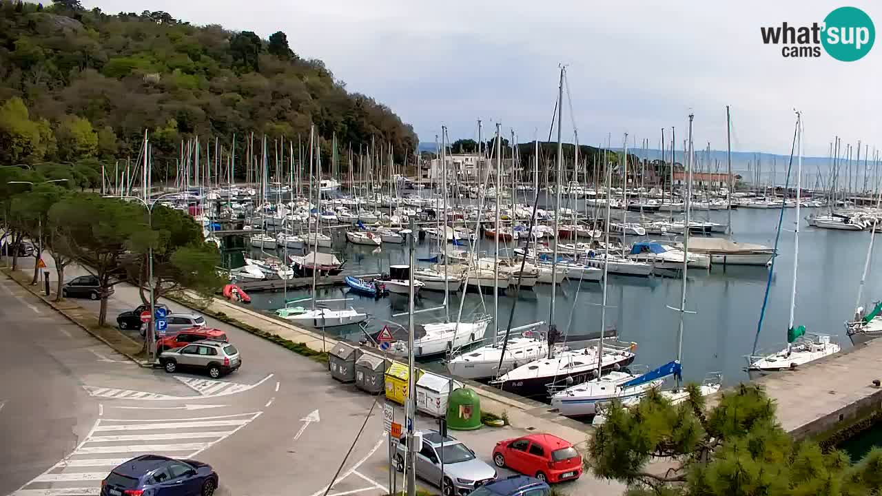 Webcam Sistiana – Blick auf Marina und Bucht