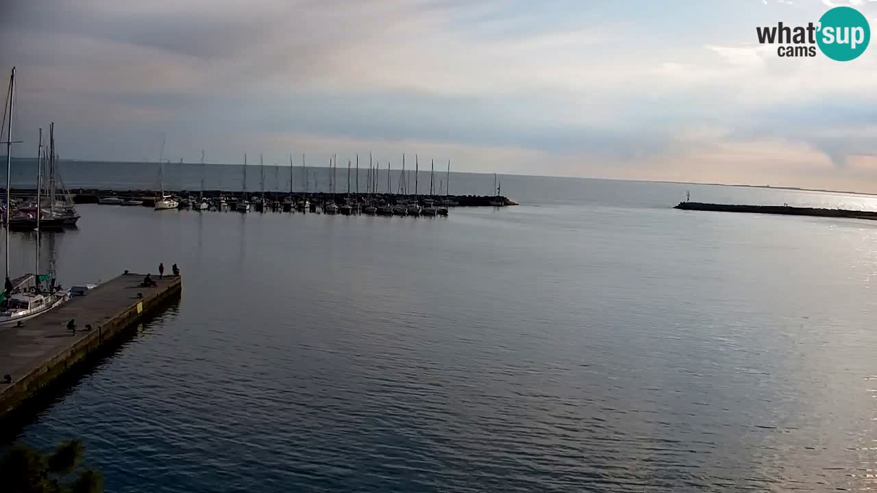 Webcam Sistiana – Vista sobre la marina y la bahía