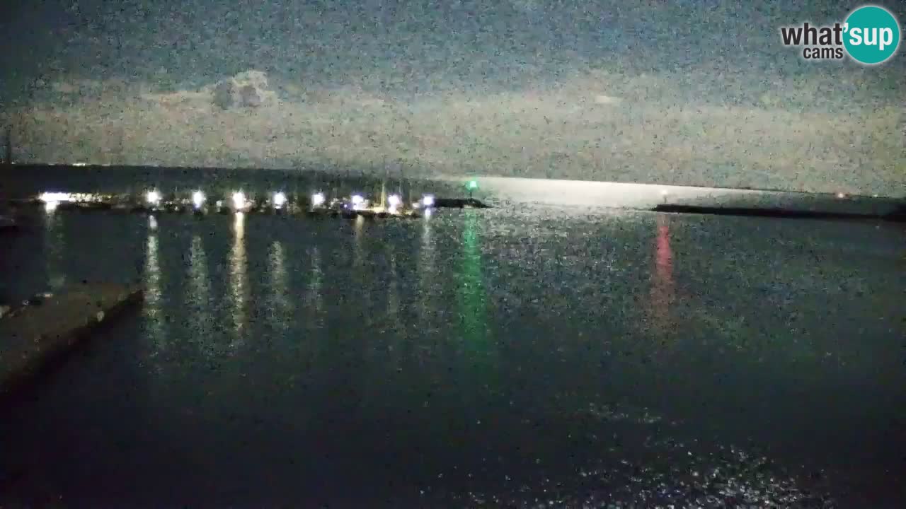 Webcam Sistiana – Vista sobre la marina y la bahía