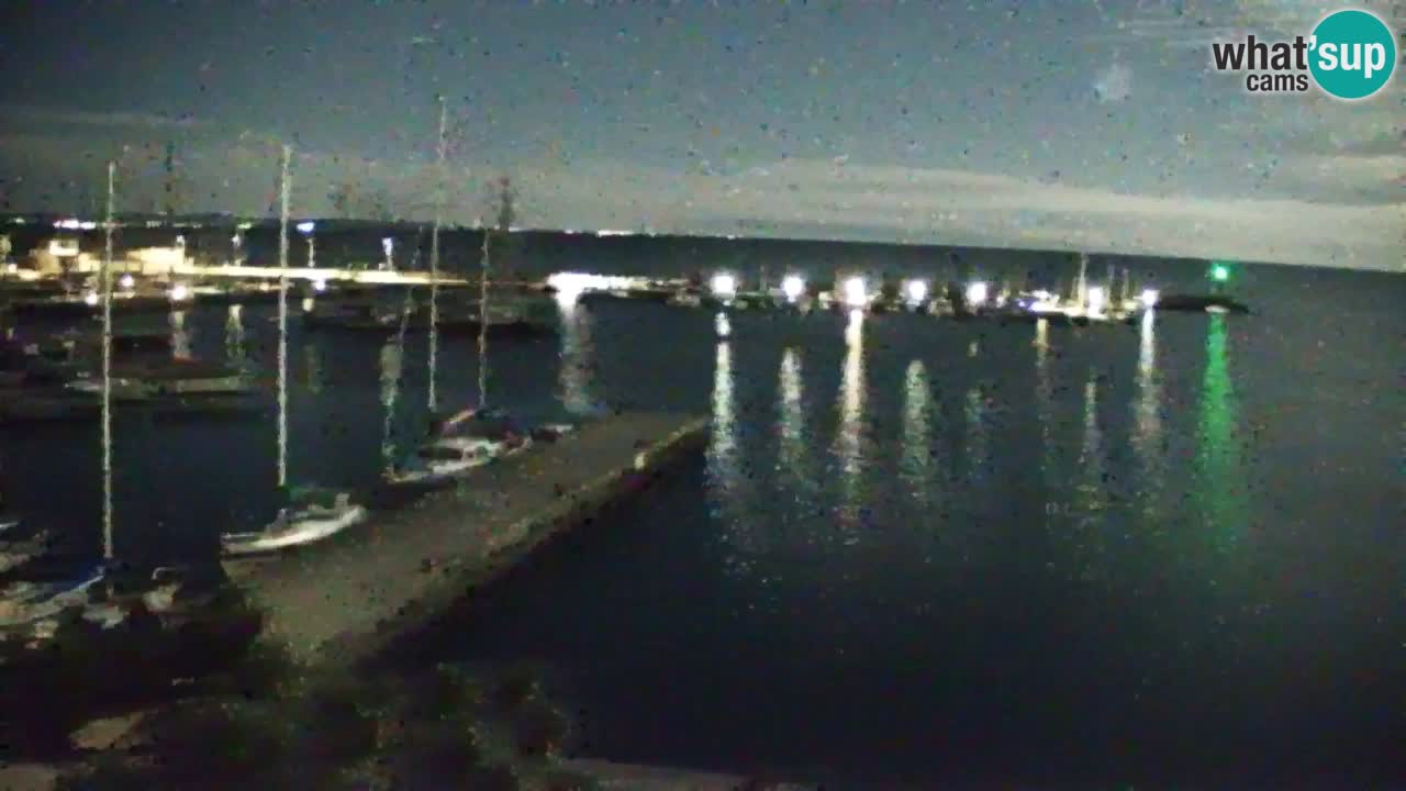 Webcam Sistiana – Pogled na marinu i zaljev