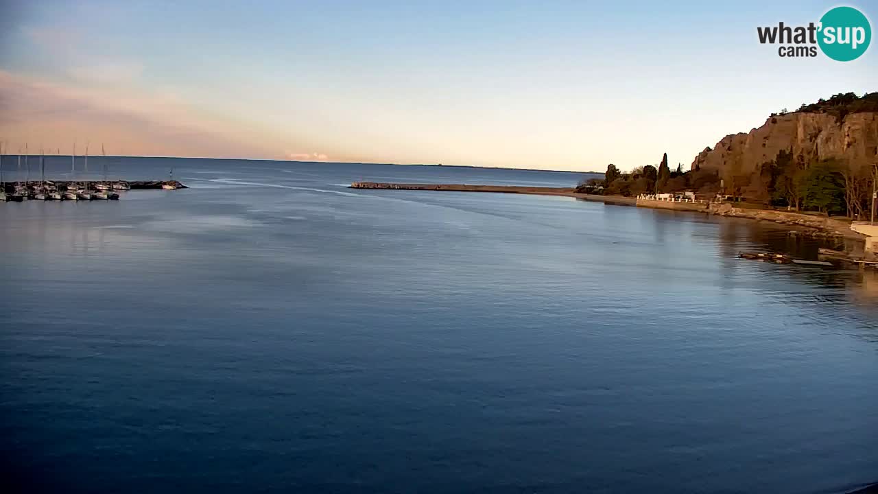 Webcam Sistiana – Vista sulla marina e sulla baia