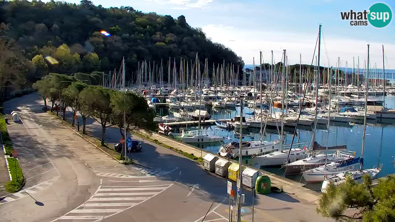 Webcam Sistiana – Vista sulla marina e sulla baia