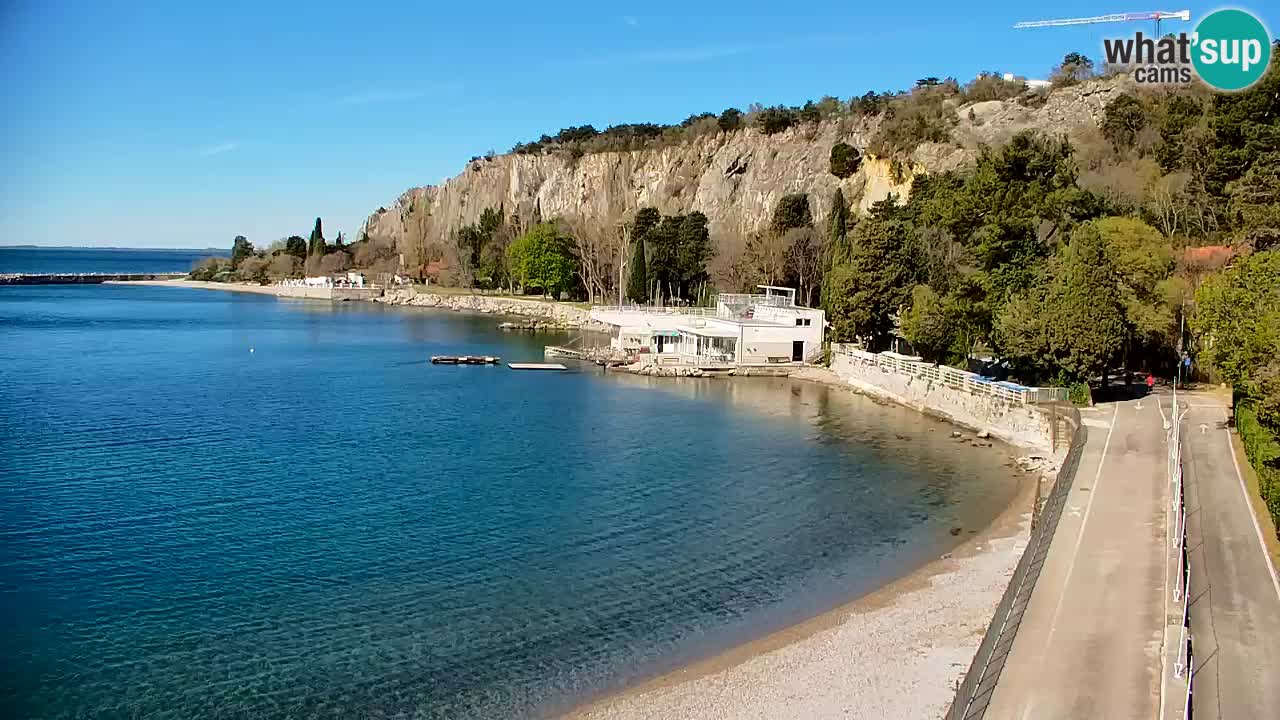 Webcam Sistiana – Vista sulla marina e sulla baia