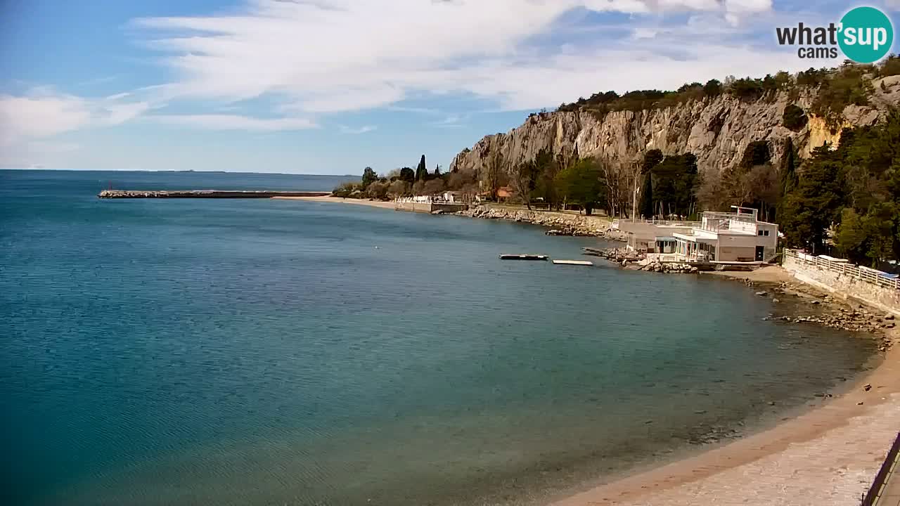 Webcam Sistiana – Vista sulla marina e sulla baia